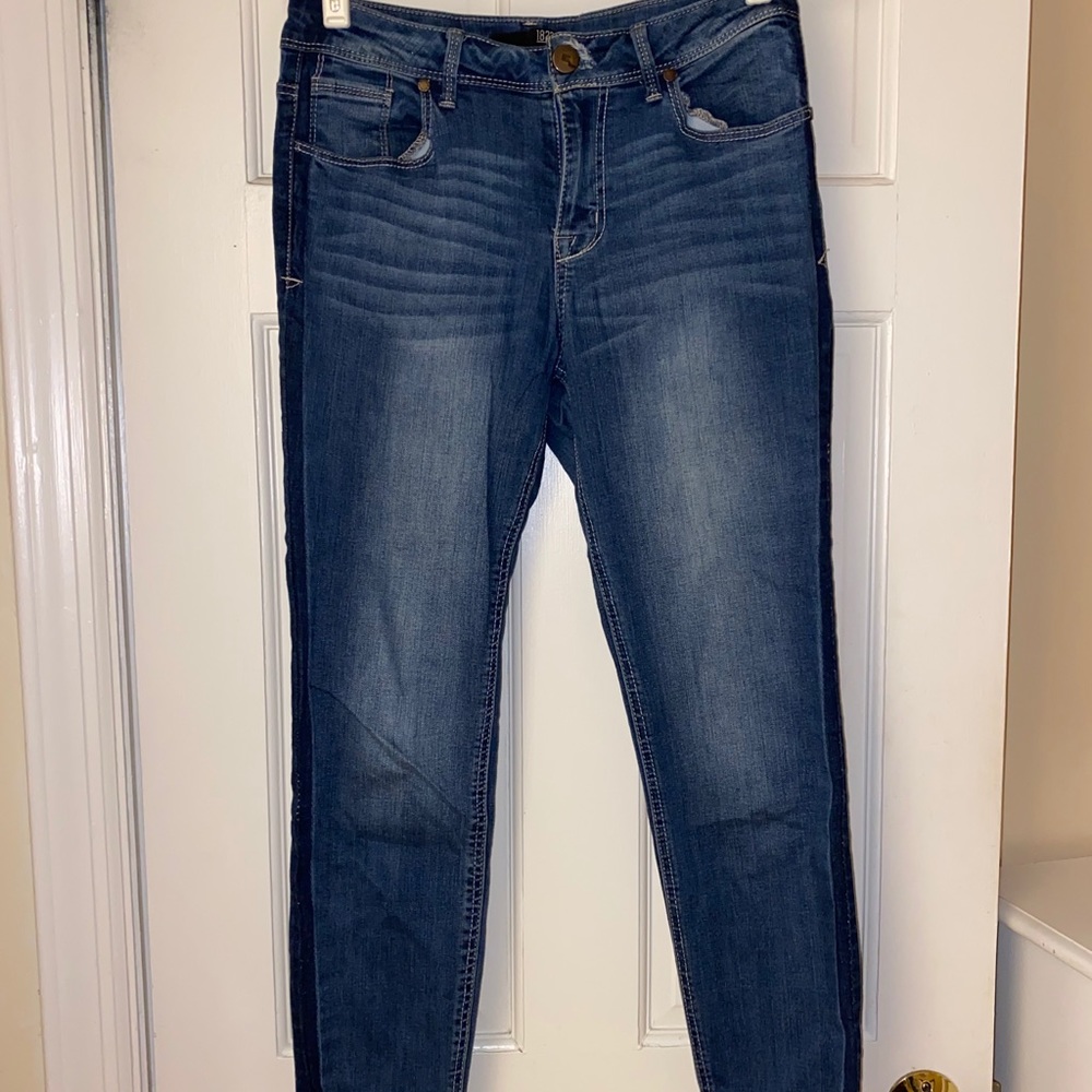 Denim semi-Capri jeans